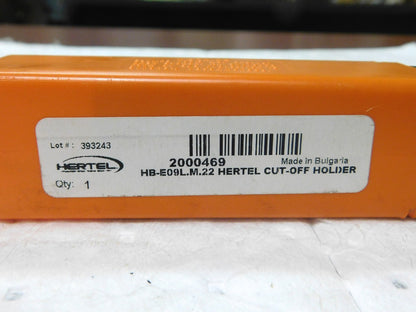 Hertel Indexible Cutoff Toolholder 1.18 DOC 9/16Wx 0.563H Shank LH 2000469
