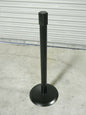 Tensator 38" Black Steel Barrier Receiver Post 14" Base Diameter 889U-