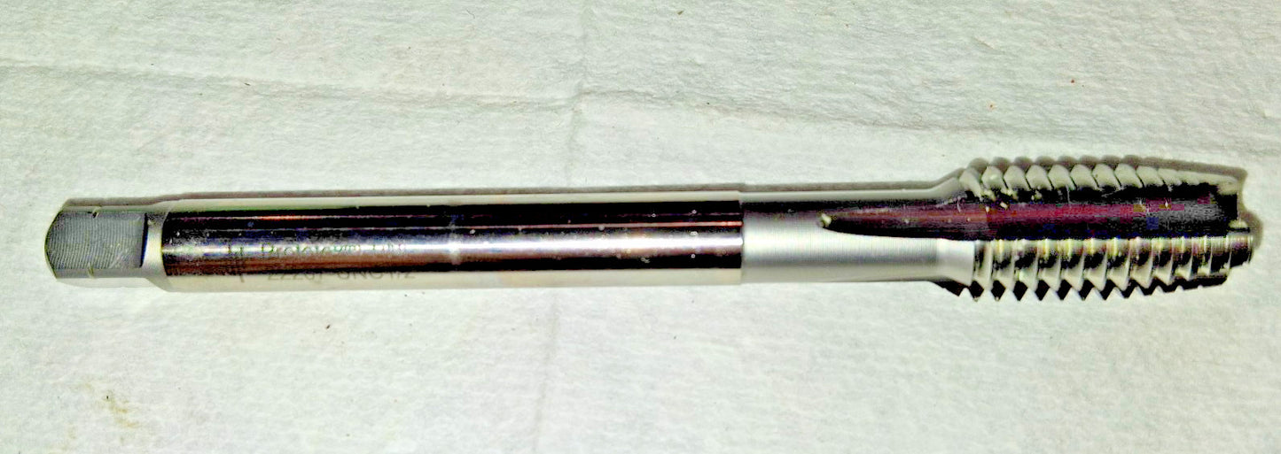 WALTER Spiral Point Tap 1/2"-13 UNC H5/H6 4 FL Plug Chamfer HSS 22267-UNC1/2