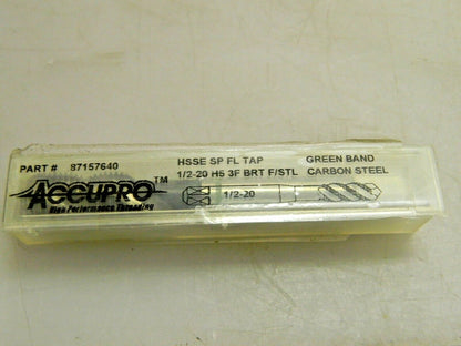 Accupro Spiral Flute Tap HSSE 1/2-20 H5 3FL 87157640