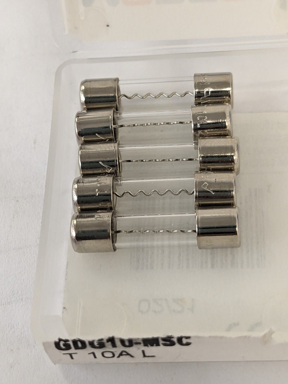 FERRAZ SHAWMUT Cylindrical Time Delay Fuse 5pk GDG, 10 A, 20 mm OAL GDG10-MSC