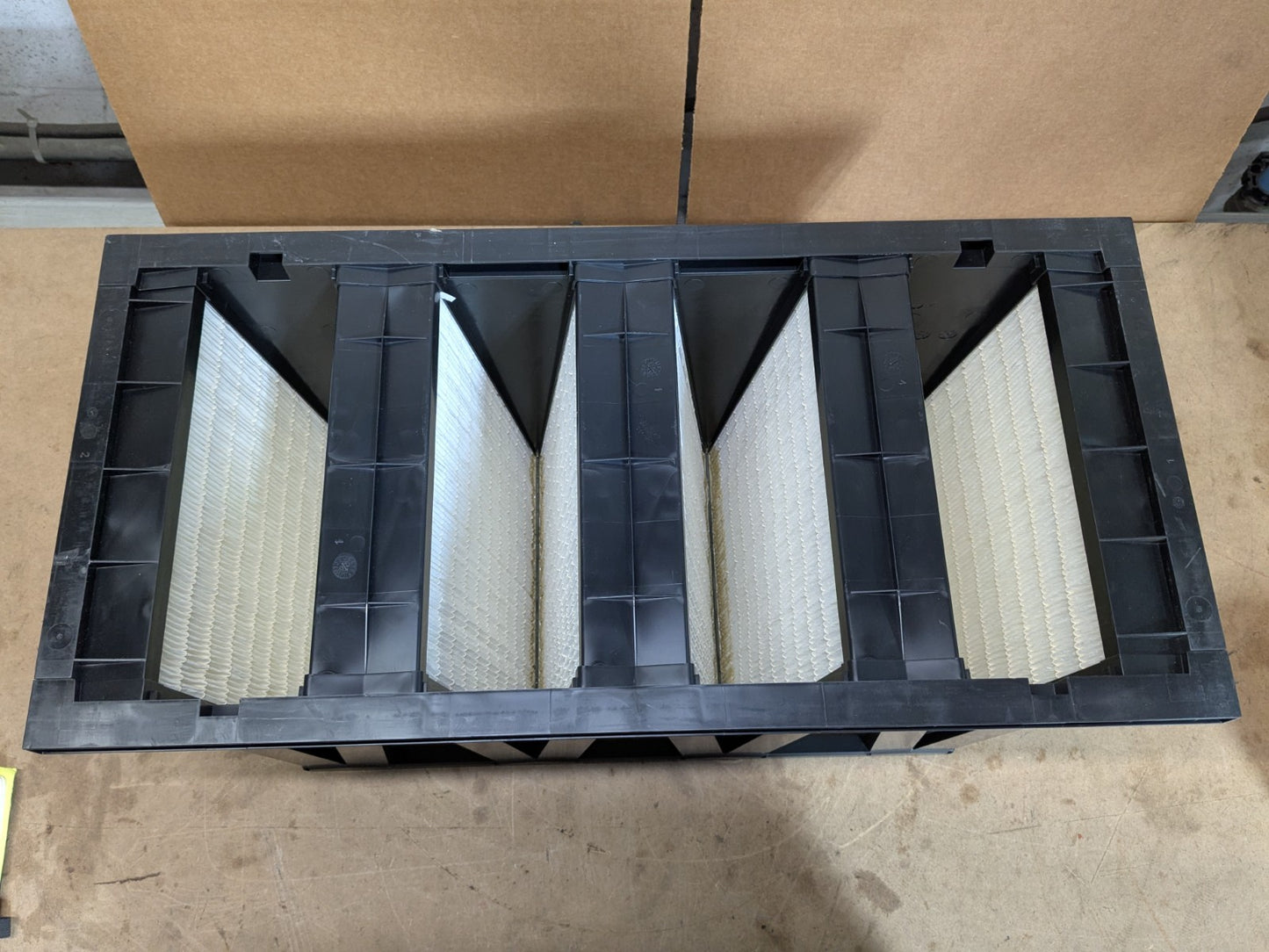 Pro Source V-Bank Mini-Pleat Air Filter w/ Plastic Frame 24 x 12 x 12 MERV 11