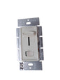 Lutron S-600P-IV Skylark 600W Single Pole Preset Dimmer w/ Rocker Switch Ivory
