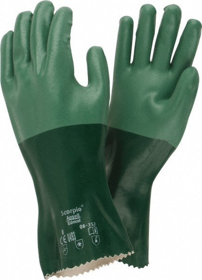 Ansell Neoprene Coated Chemical Resistant Gloves 12pk Size M 212511