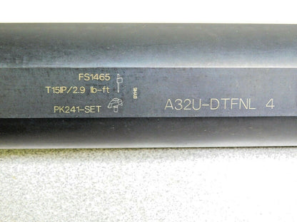 Walter Indexable Boring Bar 2.402" Bore Dia x 2" SD x14" OAL A32U