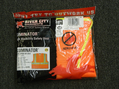 MCR Safety Economy Type R Class 2 Two-Tone Safety Vest Size 4X Qty 50 VWCCL2OFR