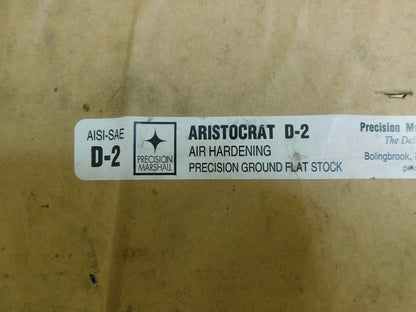Pro Air Hardening Flat Stock 36" L x 6" W x 1" Thick Tool Steel A