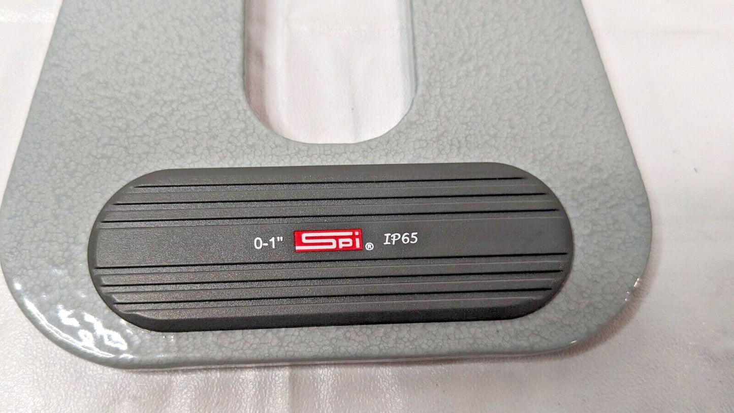 SPI Digital Deep Throat Micrometer  0-1" Range X 6" Throat Depth 17-777-4