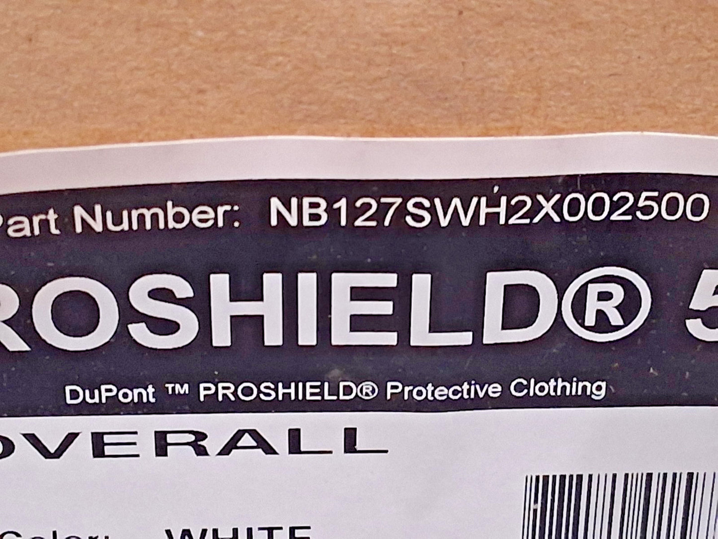 Dupont Disposable Protection Coveralls QTY25 Size 2XL NB127SWH2X002500