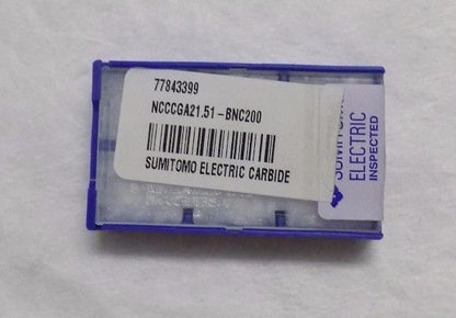 Sumitomo Electric Carbide Insert NCCCGA21.51 Grade BNC200  77843399