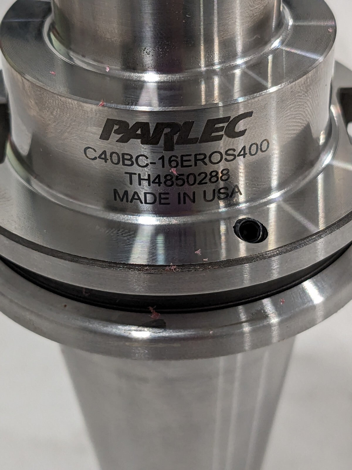 PARLEC Collet Chuck: 0.0400 to 0.4060" Cap., EROS16, Taper Shank C40BC-16ER