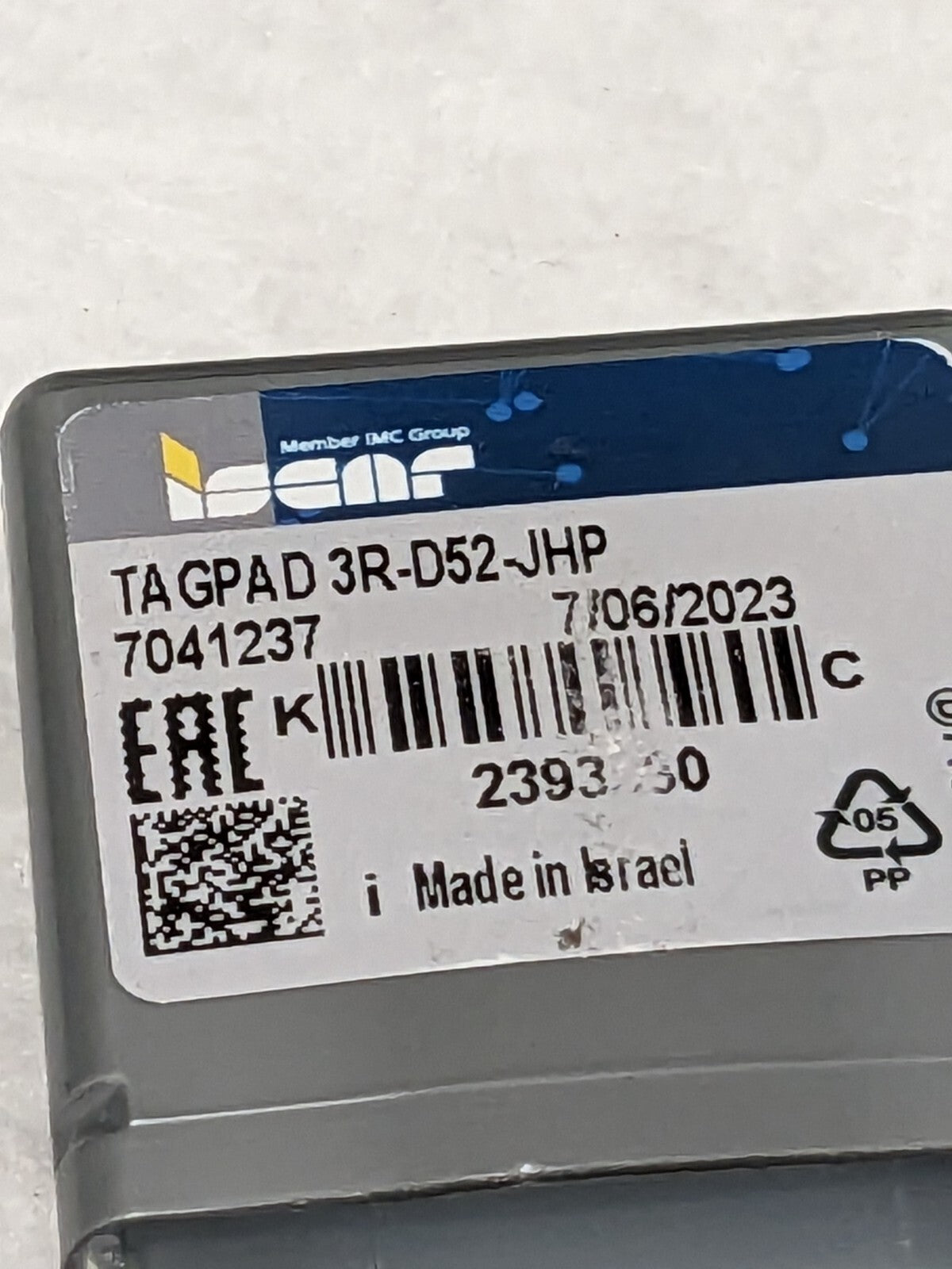 ISCAR 0.11-0.138" Insert Width Right Hand Indexable Grooving Cartridge 2393