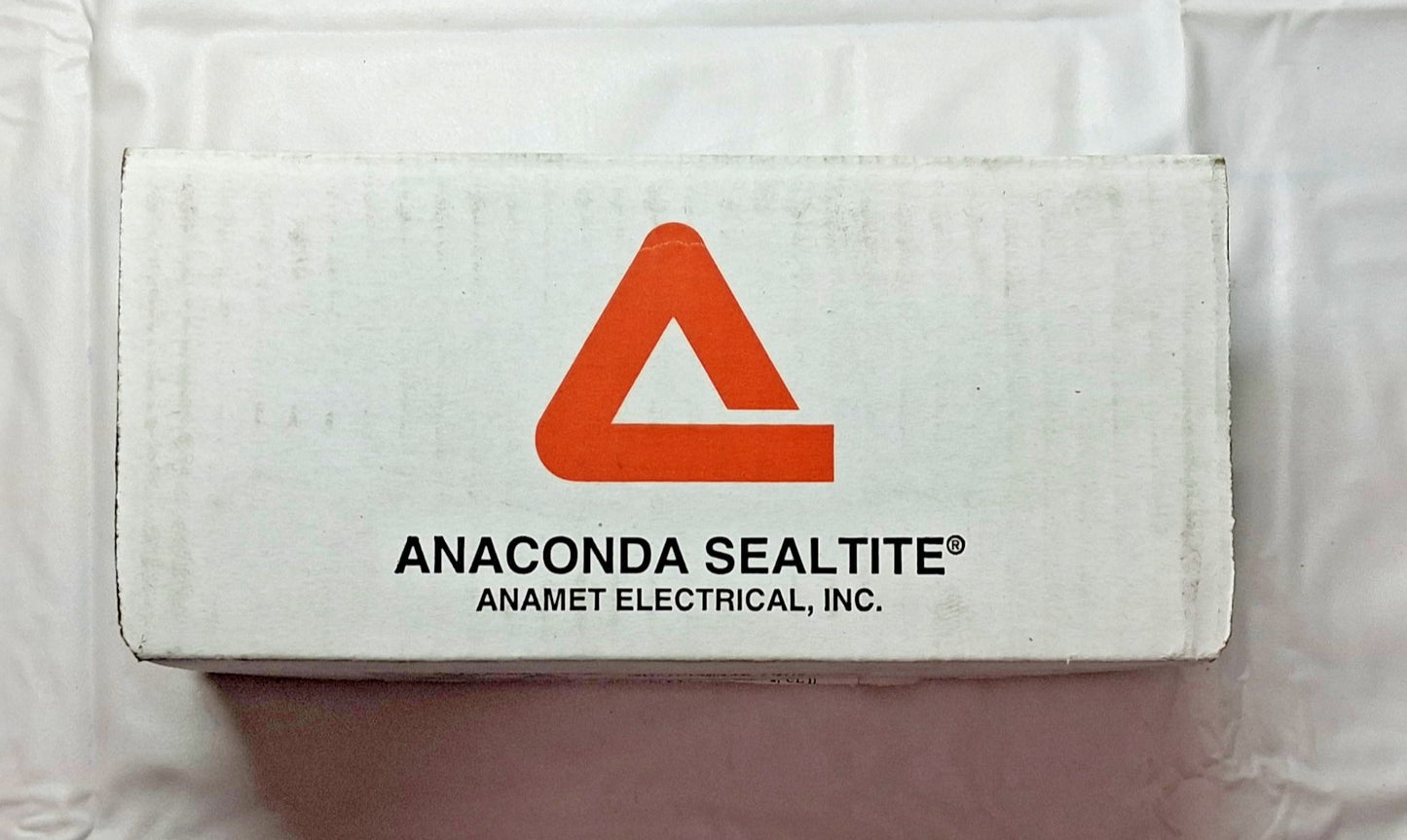 Anaconda Sealtite Zinc-Plated Steel Conduit Connector 1/2" TS QTY 10 7STR5090B