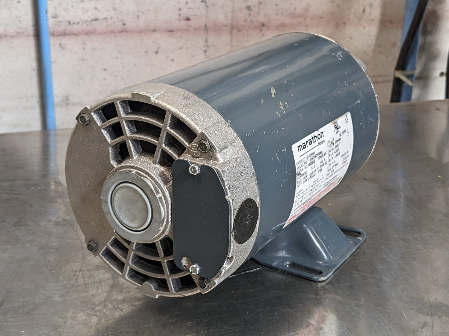 Marathon General Purpose Electric Motor 1.5 HP 3450 RPM 230/460v 3 Phase