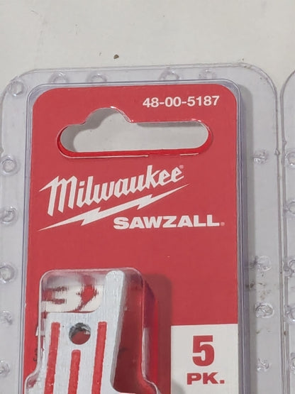 Milwaukee 9" 14 TPI Sawzall Blade - 5 Packs of 5 48-00-5187