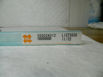 OSG 11/32" Diameter Solid Carbide Extra Length Drill Bit Qty. 1 555034312