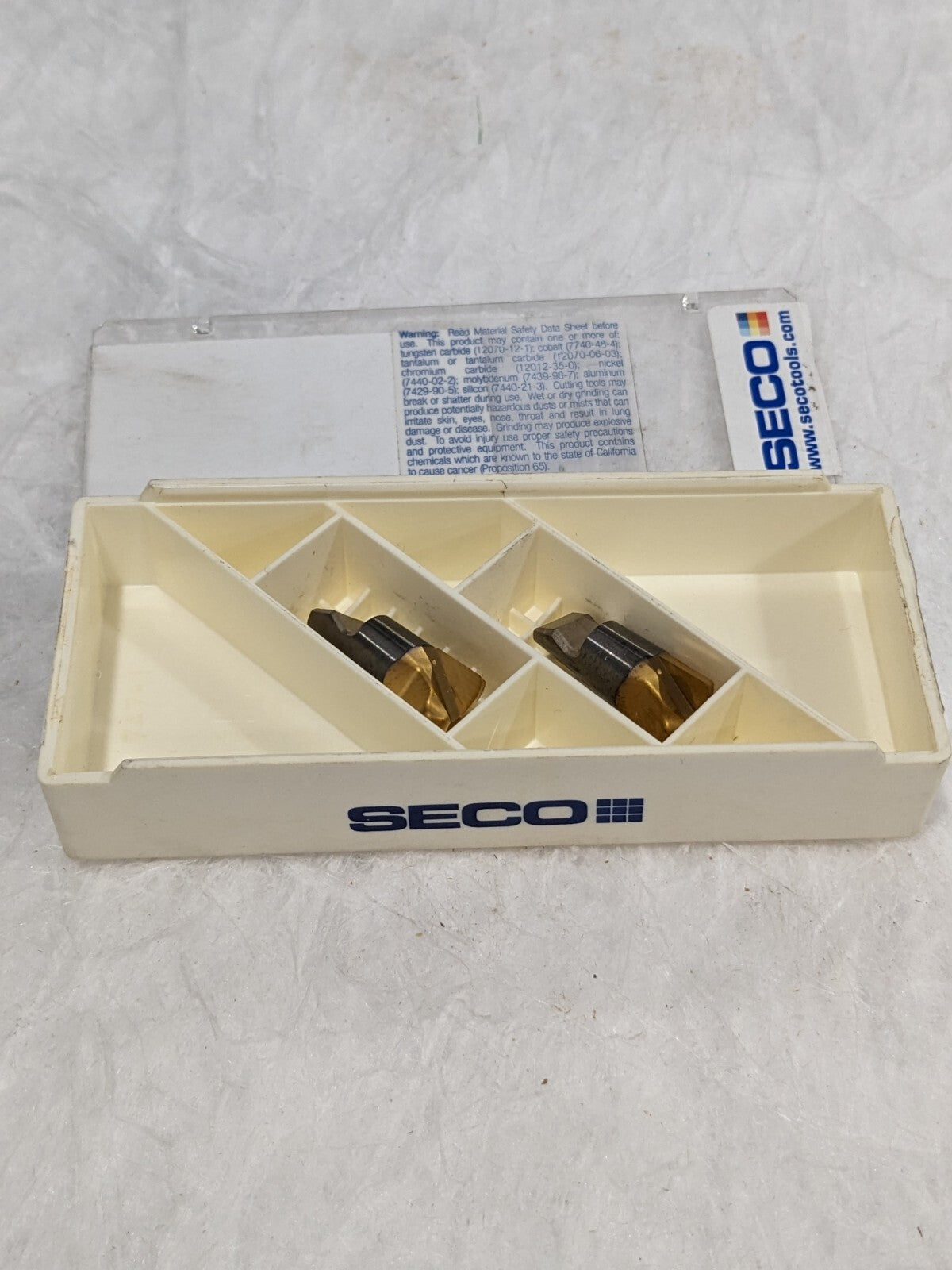 SECO Slotting Milling Tip Insert MM10-10.50-HF-MD08 F15M, Carbide Qty 2 02424996
