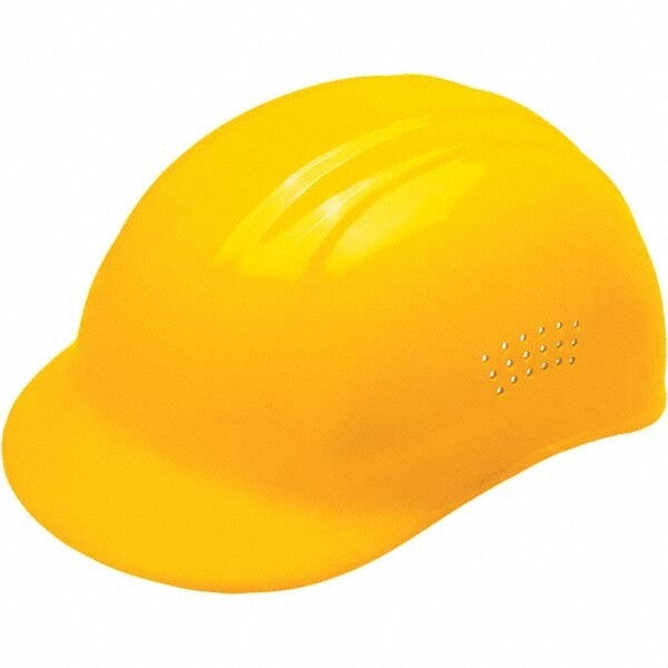 ERB SAFETY 12pk Pinlock Adjustment 1" Brim Vented Bump Cap WEL19112YE