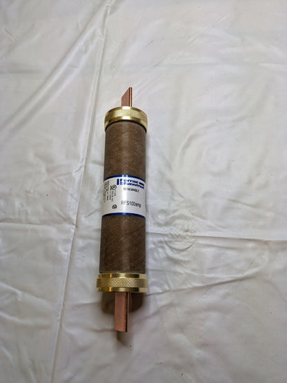 FERRAZ SHAWMUT Cylindrical Fast-Acting Fuse: H, 100 A, 7-7/8 OAL, RFS100
