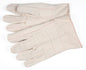 12 PAIRS MCR Safety Hot Mill Work Gloves 100% Cotton Tan Large 9128