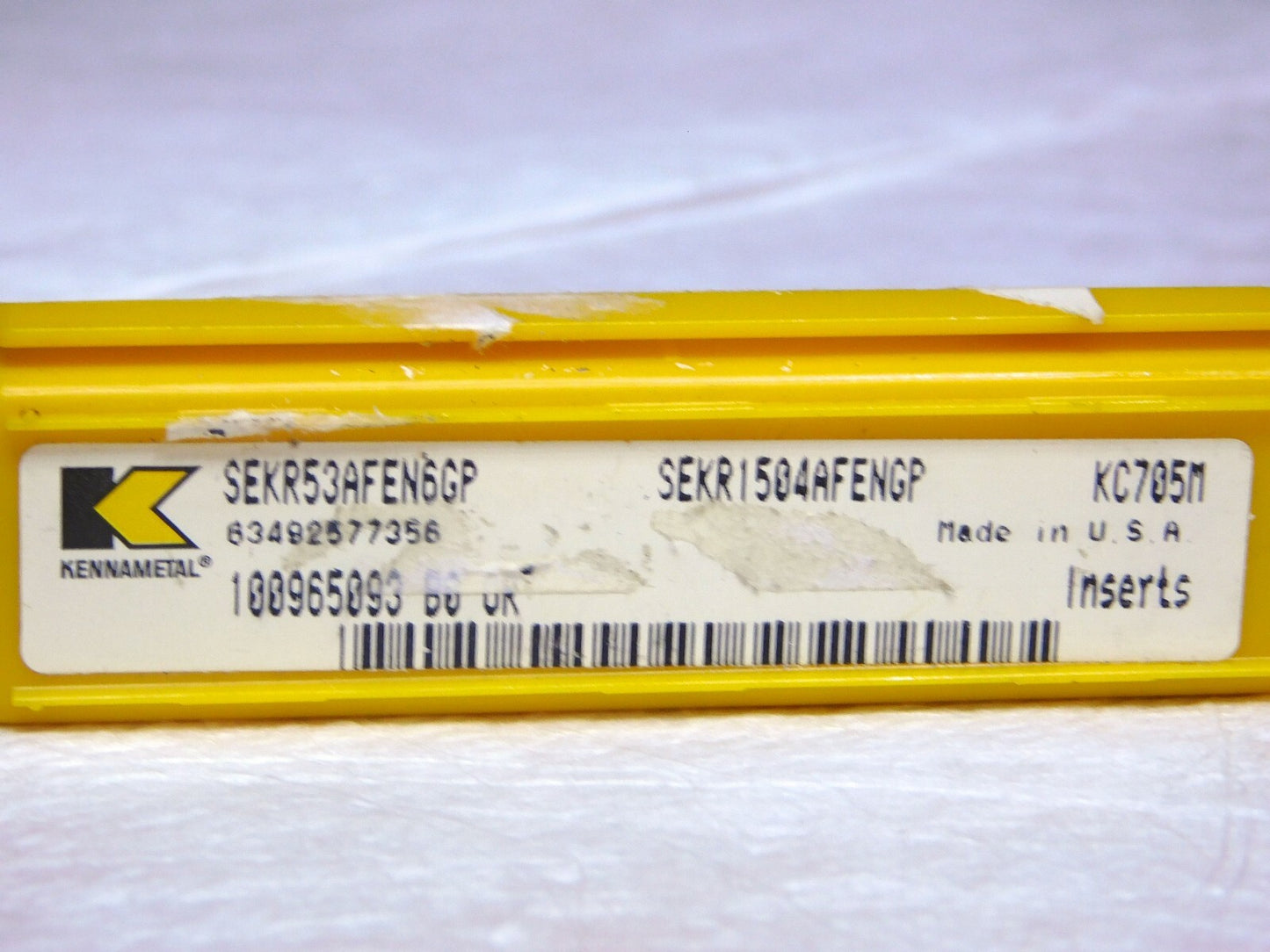 Kennametal Carbide Milling Inserts SEKR1504AFENGP Grade-KC705M Qty-5