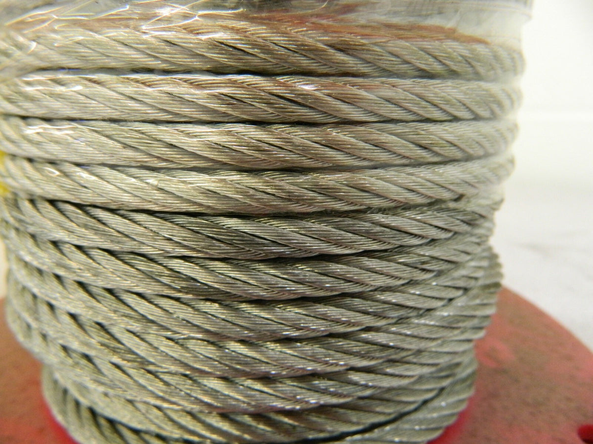 Pro-Grade 1/4" Diam Galvanized Steel Wire Rope 45701695