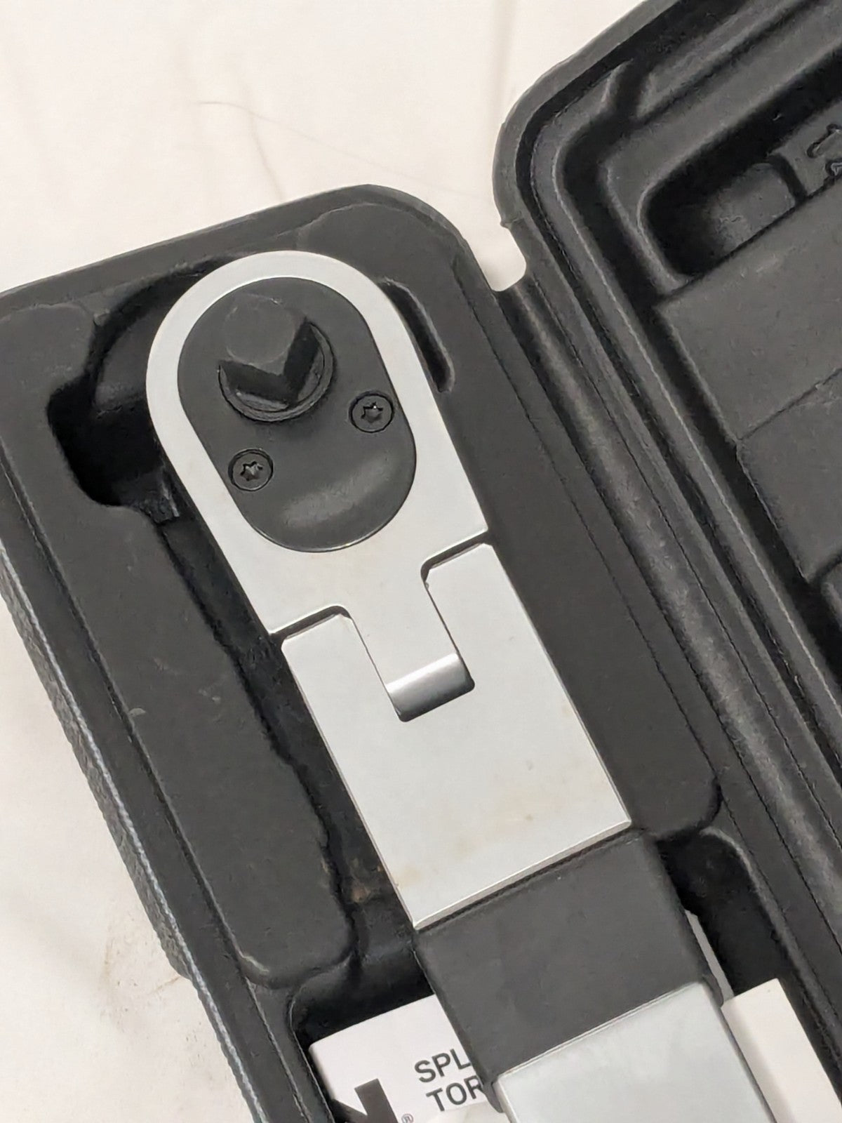 Tekton Beam Torque Wrench: 3/8 in Drive, Square Drive, 18.8000" OAL TRQ62103