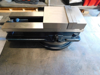 GIBRALTAR Machine Vise: 6 Jaw Width Horizontal Swivel Base 428-72692
