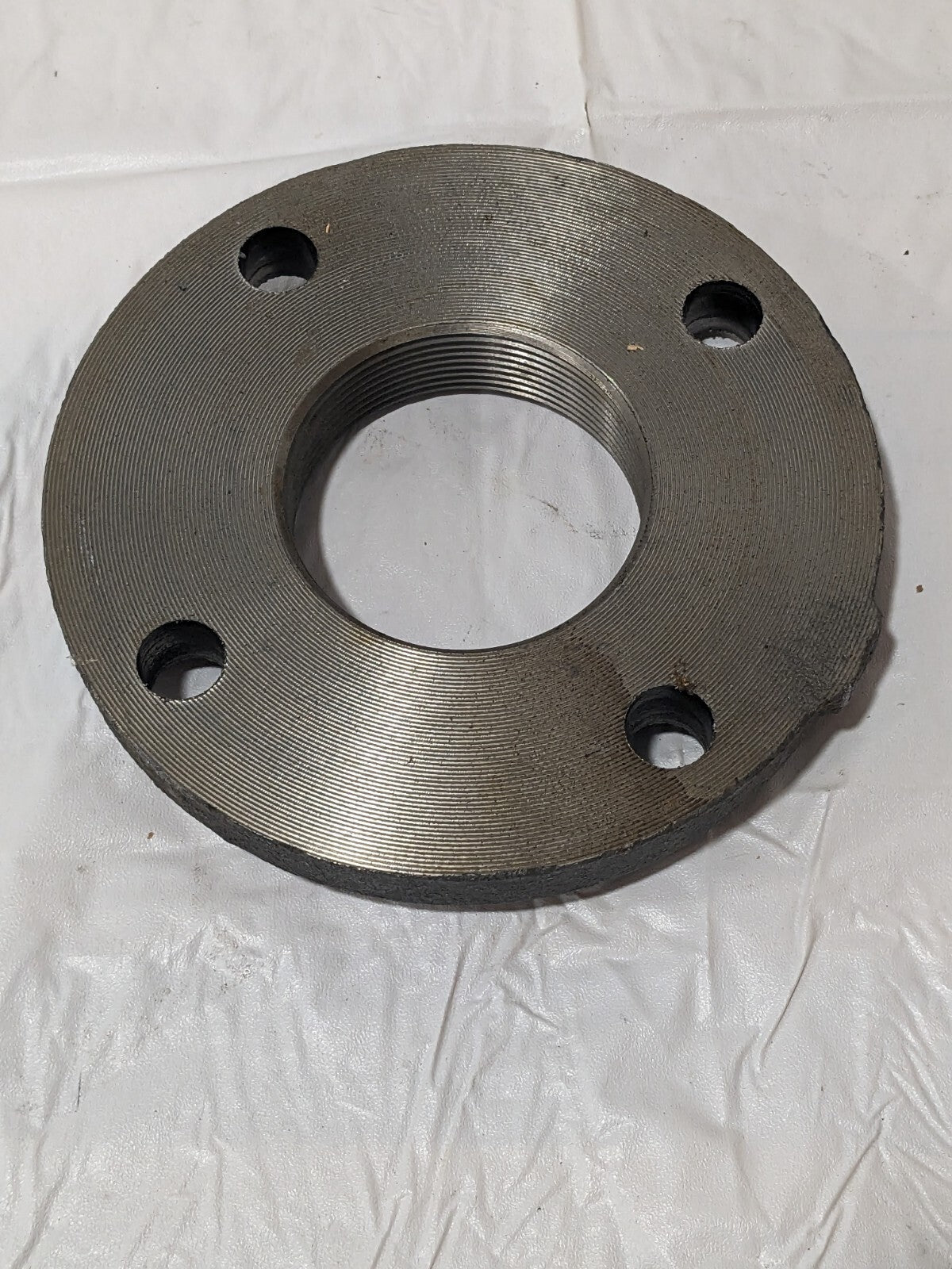Ward Screwed Flange 3" x 7-1/2" Black Cast Iron Steam Companion FCICOF