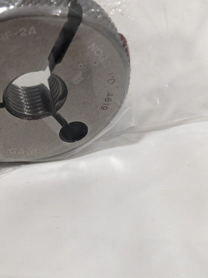 GF GAGE Threaded Ring Gage: 1/2-20 Thread, UNF, Class 2A, No Go R0500202AS