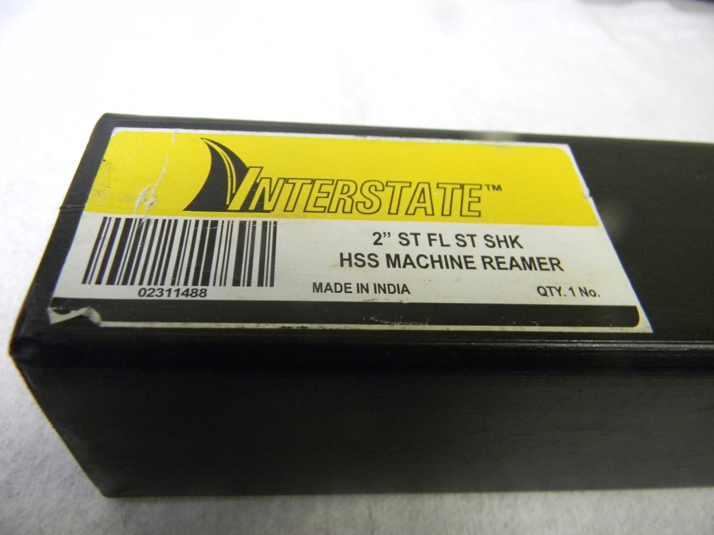 Interstate HSS Machine Reamer 2 Dia RH St Flute 4 Fl Lgth 14 OAL  02311488
