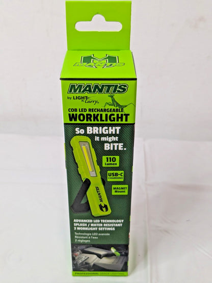Light-N-Carry MANTIS LED COB Work Light 110lm Max LNCMINI
