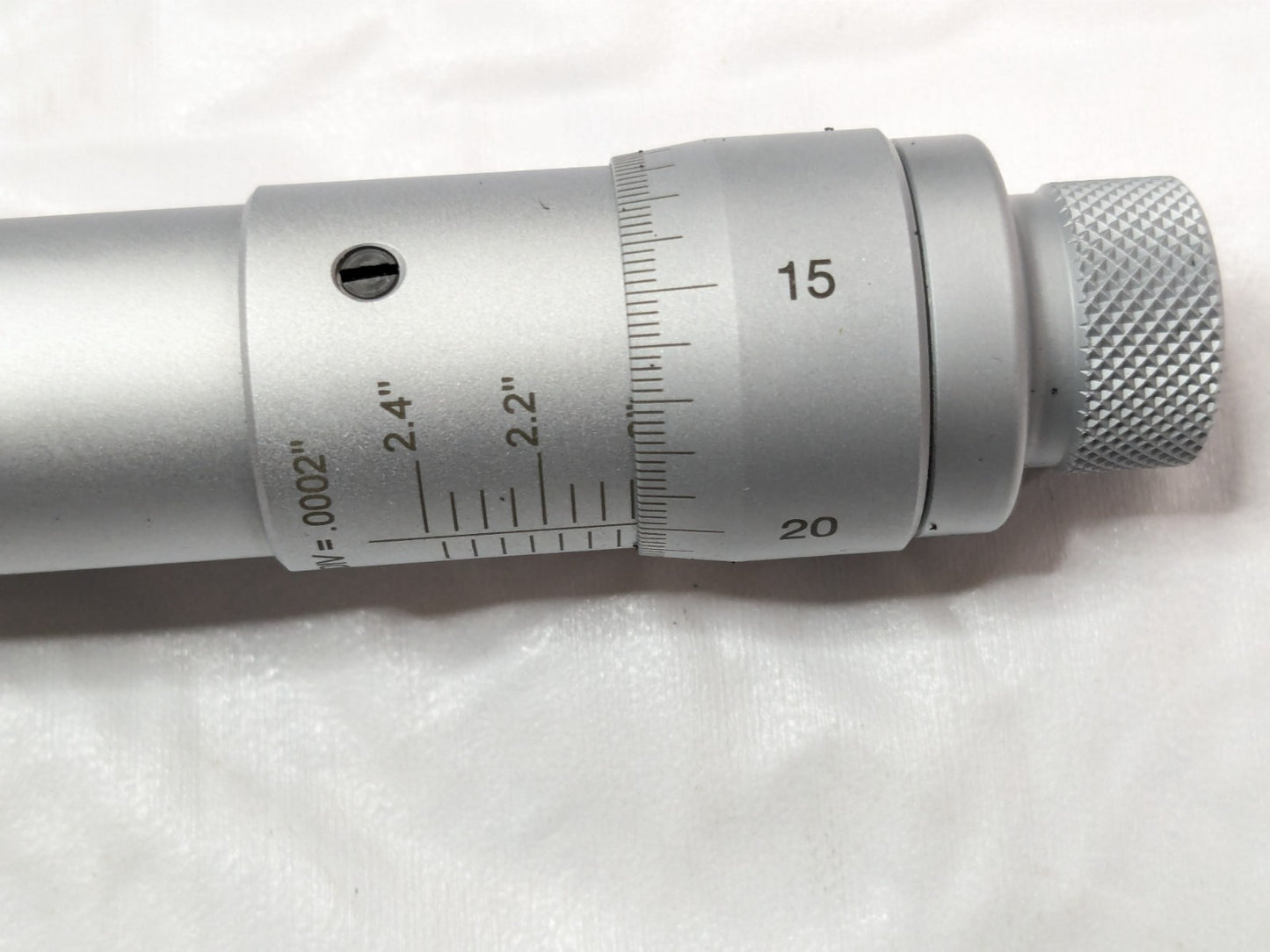 TESA Brown & Sharpe Mechanical Inside Micrometer 2 to 2.4" Range 00881902