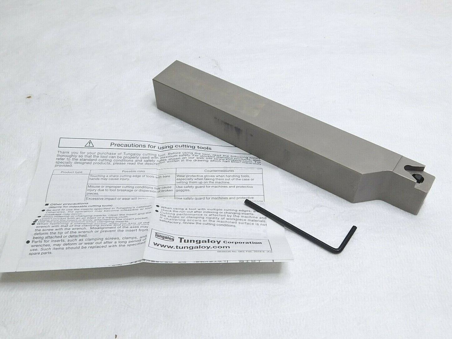 Tungaloy Indexable Grooving Toolholder External RH 1"x1" "FPGR16-15T20 6706993