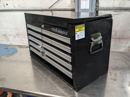 Pro Source Top Chest Tool Box 9 Drawer 26 x 18 x 16 Steel Black SCRATCH N DENT