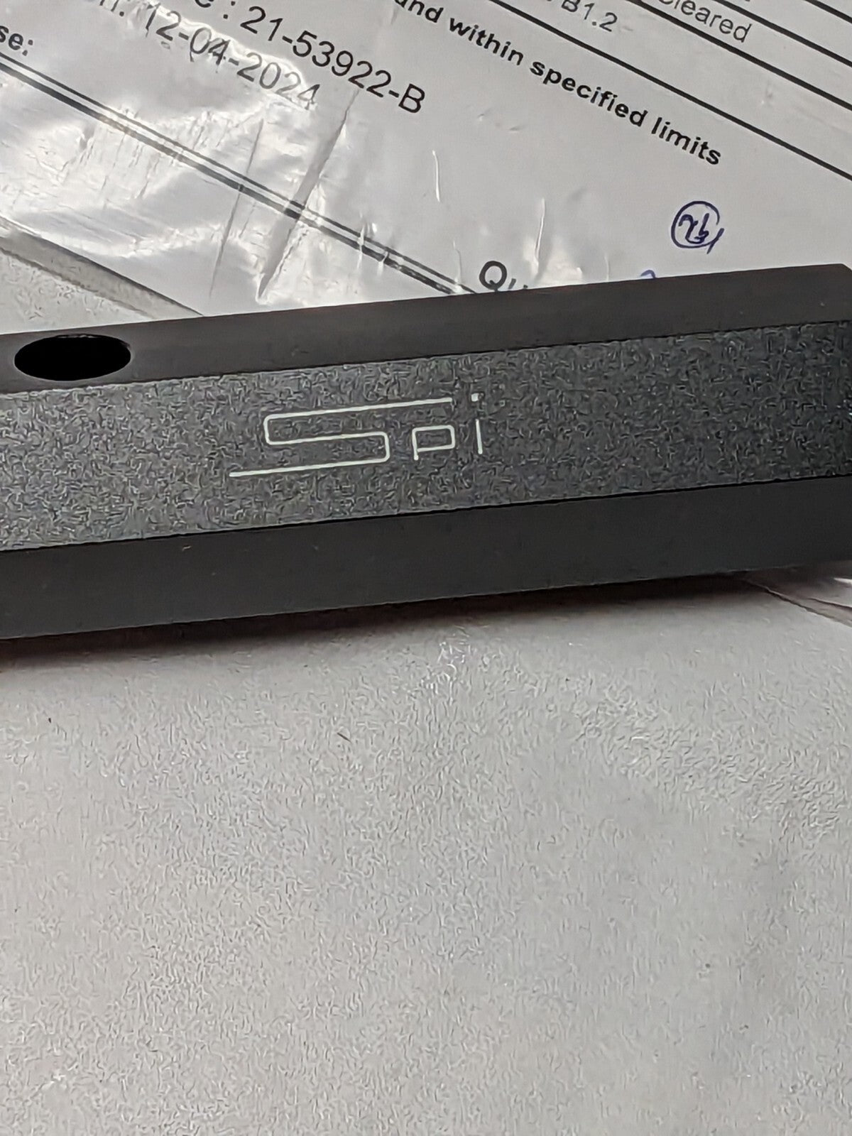 SPI Plug Thread Gage: #1-8 Thread, 3B Class, Go & No Go 34-430-9
