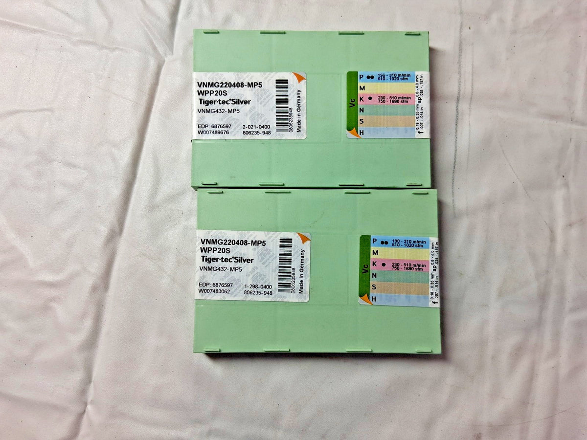 Walter Carbide Turning Inserts QTY10 VNMG432-MP5 WPP20G 6876597