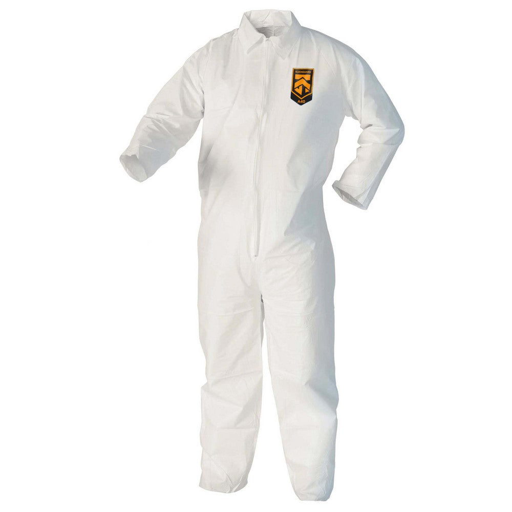 (25) KleenGuard Non-Disposable Rain & Chemical-Resistant Coveralls Sz M 44302
