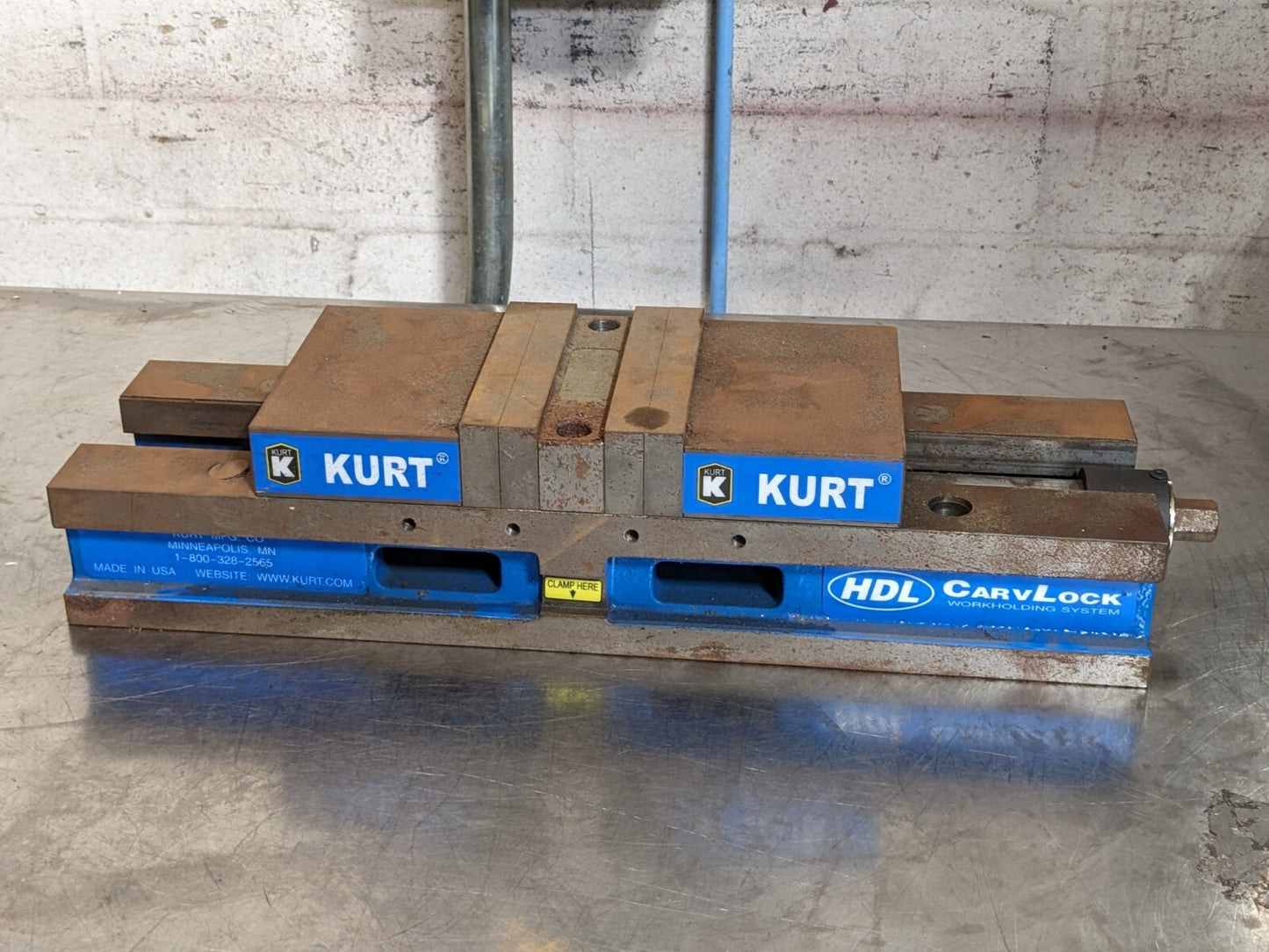 Kurt High Density Double Station Machine Vise 6" Jaw Width HDL6J Parts / Re