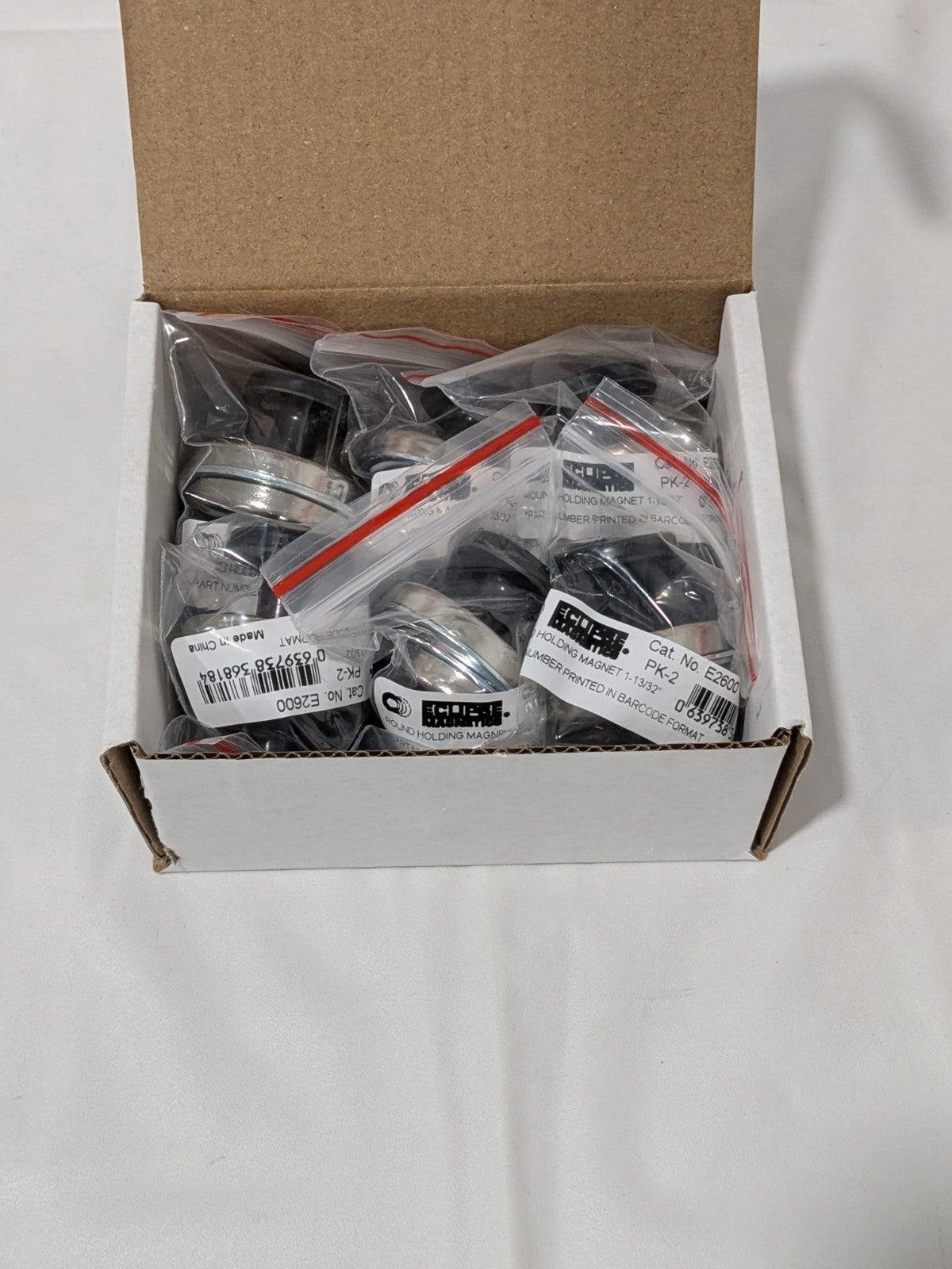 (12) Eclipse Ceramic Fixture Magnet: Center Mount, 1.425" L, 0.283" W E2600