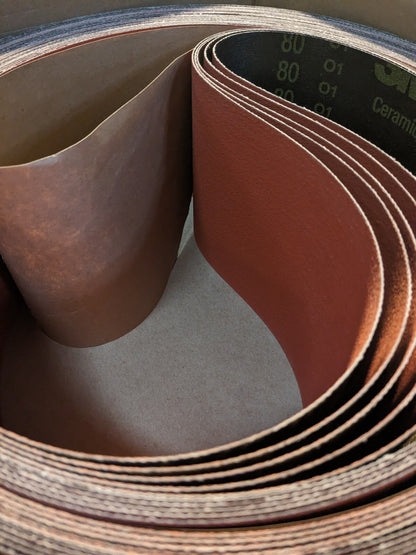 3M Cloth Belt 777F, 80 YF-weight, 6" x 325", Film-lok, L-flex Qty 10 7010299150