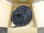ATLANTEX 0.8" ID Black Spiral Guard Wrap for Hoses Approx. 100' Long SGW16-30