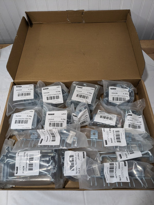 TRITON PRODUCTS 63 Pc Pegboard Hook Set, Steel Use with LocBoard LH2-KIT