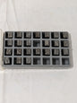 C.H. HANSON Steel Type Set 23 Pc, 3/8 Inch Character 27638 INCOMPLETE