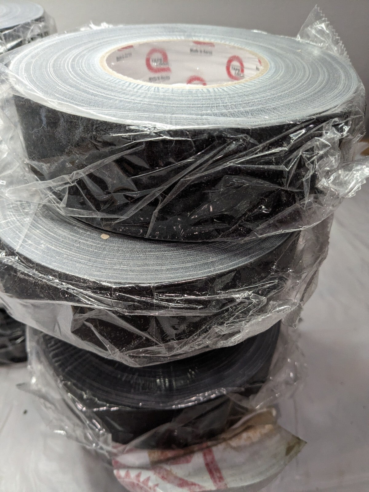 TAPE LOGIC Gaffers Tape: 60 yd Long, Black Rubber Adhesive Qty 12 T98818B