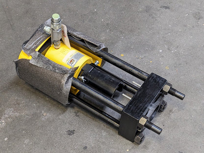 Parker Bench Mount Hose Crimper 60 Ton 3/16 to 1-1/4 Max. Cut Dia met