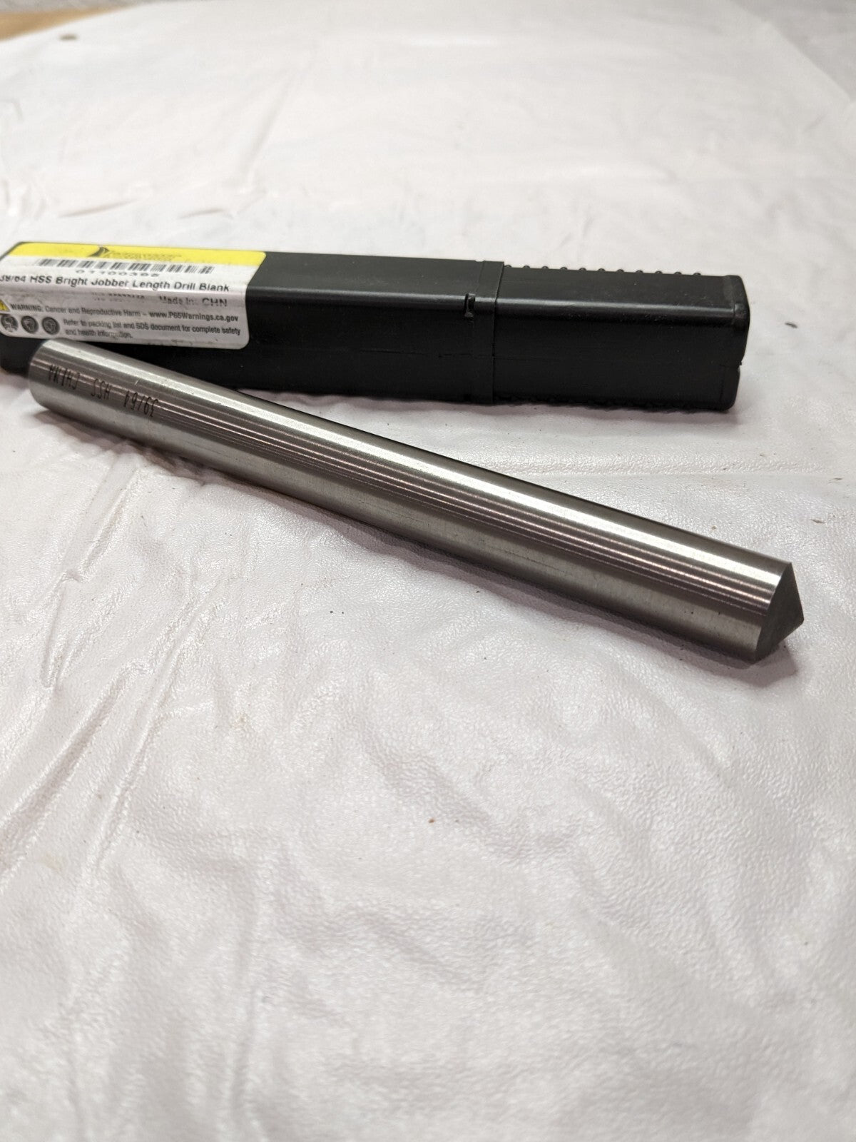Interstate Drill Blank: 39/64 Dia, 6 OAL, High Speed Steel Qty 2 01100395