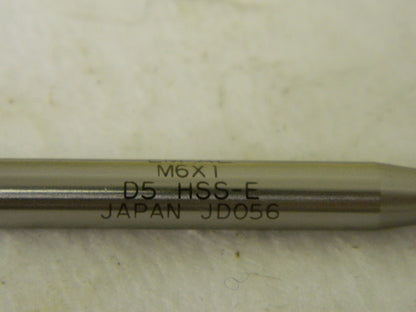 Widia GTD Spiral Flute Tap M6 X 1.00 D5 3FL HSS  QTY 2   86532