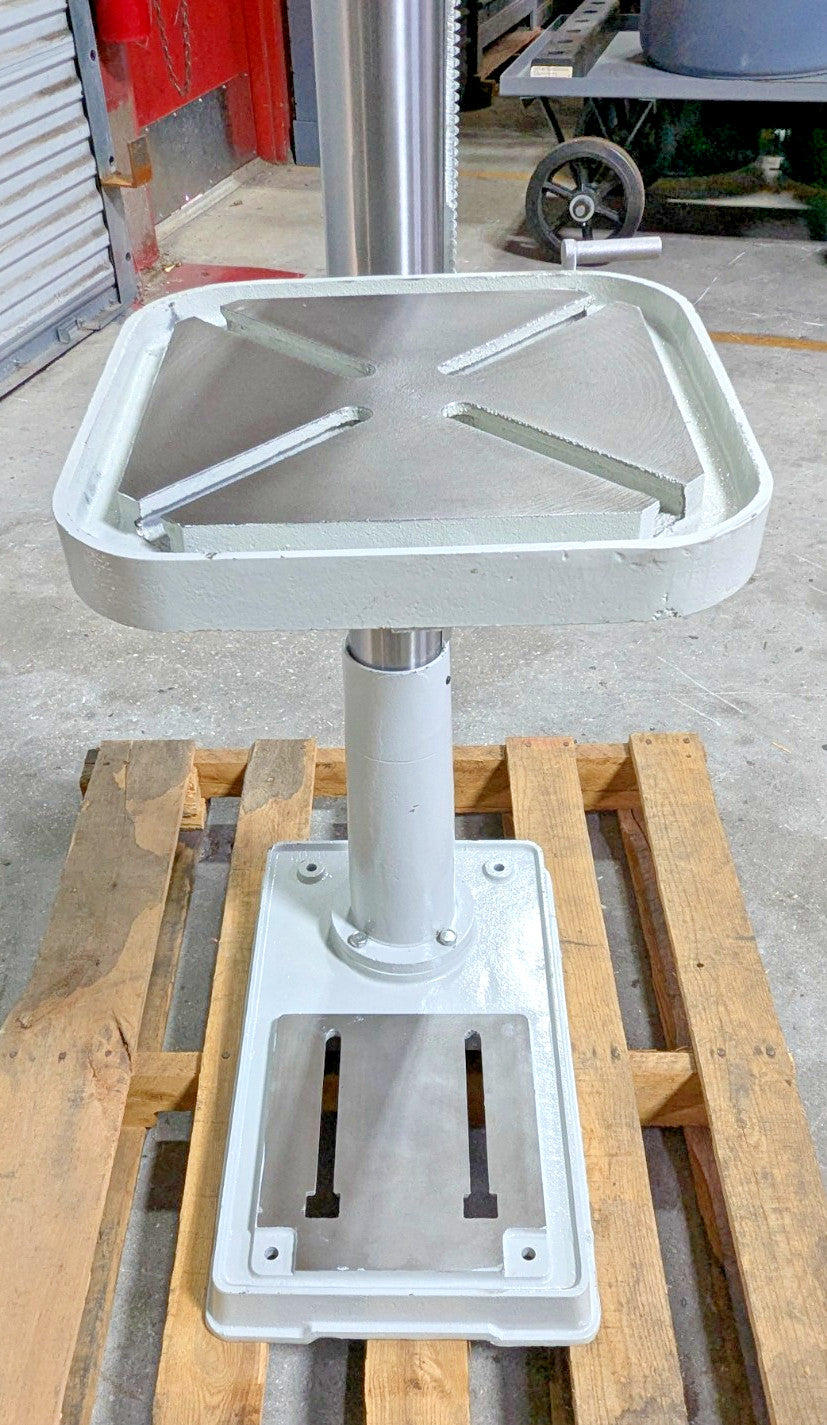 ENCO Drill Press  17" Swing  115/230V  1HP  12 Speed Step Pulley  MT3