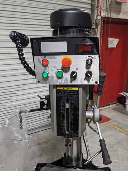 Jet EVS Drill Press w/ Tapping 20" Swing 2HP 460v 3 Ph 354226 Damaged